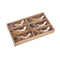 PTMD Christmas decoration Bird Sandie - 5x2x2 cm - Glass - Bronze