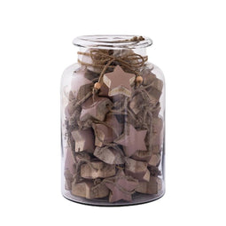 PTMD Christmas decoration Star Mordane - 16x16x26 cm - Wood - Beige