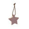 PTMD Christmas decoration Star Mordane - 16x16x26 cm - Wood - Beige