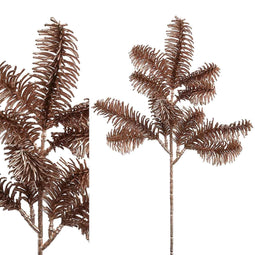 PTMD Leaves Plant Pine Tree Artificial Branch - 24 x 23 x 40 cm - Red