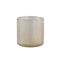 PTMD Levia Round Tealight - H12 x Ø12 cm - Glass - Gold