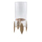 PTMD Lindor Round Lantern - H38 x Ø17 cm - Metal - Gold