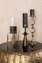 PTMD Lindor Round Lantern - H38 x Ø17 cm - Metal - Gold