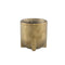 PTMD Mardix Round Flowerpot - H12 x Ø12.5 cm - Ceramic - Gold