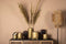 PTMD Mardix Round Flowerpot - H12 x Ø12.5 cm - Ceramic - Gold