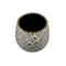 PTMD Merle Round Flower Pot - H16.5 x Ø18 cm - Ceramic - Gold