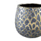 PTMD Merle Round Flower Pot - H16.5 x Ø18 cm - Ceramic - Gold