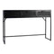 PTMD Myah Sidetable with 3 drawers - 120 x 37 x 80 cm - Rattan - Black