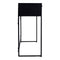 PTMD Myah Sidetable with 3 drawers - 120 x 37 x 80 cm - Rattan - Black