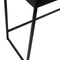 PTMD Myah Sidetable with 3 drawers - 120 x 37 x 80 cm - Rattan - Black