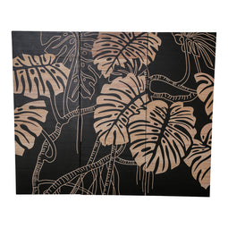 PTMD Neron black wall panel triptych size in cm: 47 x 47 x 52