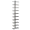 PTMD Nikita Vertical Wine Rack Wall - 10 x 27 x 116 cm - Iron - Black