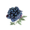 PTMD Peony Artificial Flower - 28 x 26 x 88 cm - Plastic - Dark blue