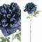 PTMD Peony Artificial Flower - 28 x 26 x 88 cm - Plastic - Dark blue