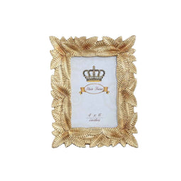 PTMD Shara Rectangular Photo Frame - 17 x 2 x 22 cm - Poly - Gold