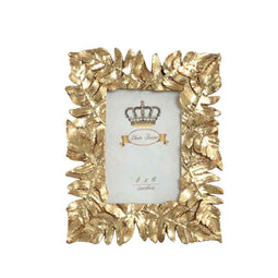 PTMD Shara Rectangular Photo Frame - 19 x 2.5 x 23.5 cm - Poly - Gold
