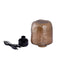 PTMD Table lamp Anna - 20x20x25 cm - Glass - Brown