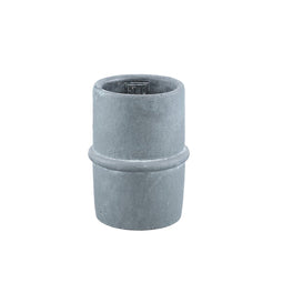 PTMD Werix Flowerpot - 12 x 12 x 17 cm - Cement - Black