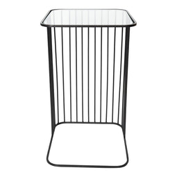 PTMD Xendor Side table - 35 x 35 x 60 cm - Metal - Black