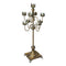 PTMD Zilvy Candlestick made of iron high size in cm: 41 x 40 x 94 - Gold