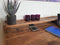 SVJ Desk Rectangular - 55 x 120 x 88 cm - Iron/Wood - Black/Brown