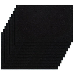 SVJ Doormat Rectangular - 40 x 60 cm - Coconut - Black - Set of 10
