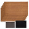 SVJ Doormat Rectangular - 80x100x1 cm - Coconut - Natural - Set of 5