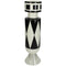 SVJ Home Decorations Graphic Vase - 11x11x39 cm - Earthenware - Black