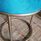 SVJ Stool Round - 32 x 32 x 42 cm - Iron/Polyester - Light gray