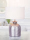 SVJ Table Lamp Round - 30 x 30 x 52 cm - Metal - Silver