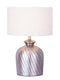 SVJ Table Lamp Round - 30 x 30 x 52 cm - Metal - Silver