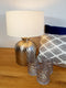 SVJ Table Lamp Round - 30 x 30 x 52 cm - Metal - Silver