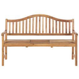 Beliani HILO II - Garden bench - Light wood color - Acacia wood