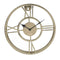 PTMD Emila Round Clock - 30 x 5 x 30 cm - Stainless steel - Gold