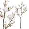 PTMD Artificial Magnolia Flower Branch - 70 x 40 x 130 cm - Light pink