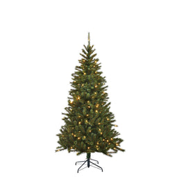 Black Box Finest Artificial Christmas tree - 170 warm white LED - H185xØ102 - Green