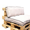 In The Mood Salvador Pallet Cushions - 120x80x12 cm - Two-piece - Beige