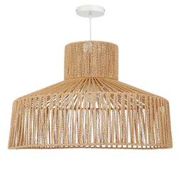 Mica Decorations Diora Hanging Lamp - H35xØ35 cm - Paper - Light brown