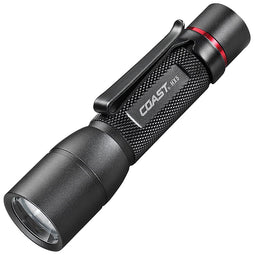 Coast LED flashlight HX5 with slide focus including battery, max. 375 lumens