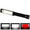 LED torch IN256 400 lumens, torch with red flash, with clip and strong magnet, for car repairs, work