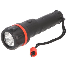 Velamp rubber flashlight LED 2 AA