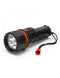 Velamp LED rubber flashlight, 3 LEDs, waterproof, with wrist strap, batteries included