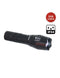 Velamp STEEL: LED 10W torch in aluminum with zoom