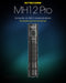 Nitecore MH12 Pro LED flashlight 5300mAh Li-ion 3300 lumens UHi 40 LED 505m beam range