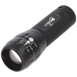 3W LED aluminum flashlight 3 Watt with 3 AAA batteries, with focusing