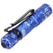 AceBeam Pokelit AA LED flashlight in blue camouflage look, 550 lumens, including 14500 Li-Ion 920mAh