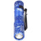 AceBeam Pokelit AA LED flashlight in blue camouflage look, 550 lumens, including 14500 Li-Ion 920mAh