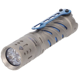 AceBeam E70 Mini Titan LED flashlight with 1,500 lumens, including 18650 Li-Ion 3100mAh battery