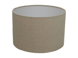 HSM Collection Round lampshade - ø42x28 - White - Jute/wool