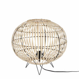 Mica Decorations Aline Table Lamp - H39 x Ø42 cm - Bamboo - Light brown